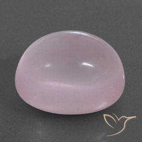 22.11 ct Pink Rose Quartz Stone, Natural Rose Quartz in Oval Cabochon Shape for Sale