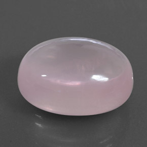 25.16 ct Pink Rose Quartz Stone, Natural Rose Quartz in Oval Cabochon Shape for Sale