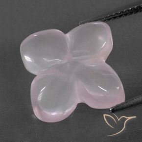 Rose Quartz Gemstone in 13 x 13 mm (calibrated) Size for Sale, Rose Quartz Stone in Very Light Rose Pink Color