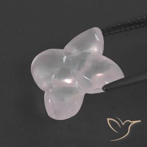 Rose Quartz Gemstone in 13 x 13 mm (calibrated) Size for Sale, Rose Quartz Stone in Very Light Pink Color