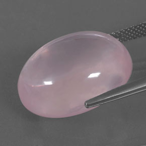 Rose Quartz Gemstone in 20 x 15 mm (calibrated) Size for Sale, Rose Quartz Stone in Pink Color