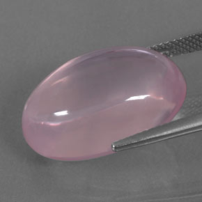 Rose Quartz Gemstone in 20.3 x 13.8 mm Size for Sale, Rose Quartz Stone in Rose Pink Color