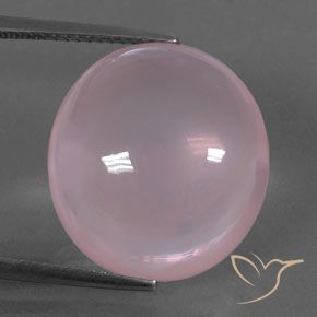 19.27ct Natural Rose Pink Rose Quartz, Oval, Transparent