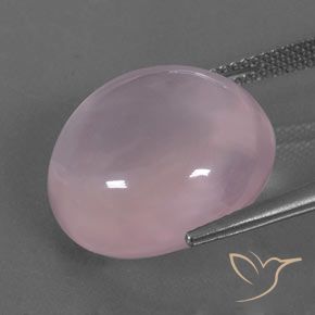 Rose Quartz Gemstone in 18.1 x 16.6 mm Size for Sale, Rose Quartz Stone in Rose Pink Color