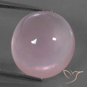 18.94ct Natural Rose Pink Rose Quartz, Oval, Transparent
