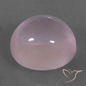 18.94 ct Pink Rose Quartz Stone, Natural Rose Quartz in Oval Cabochon Shape for Sale