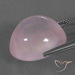 Rose Quartz Gemstone in 16.8 x 15.5 mm Size for Sale, Rose Quartz Stone in Rose Pink Color