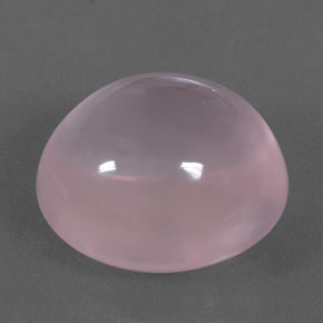 24.40 ct Pink Rose Quartz Stone, Natural Rose Quartz in Oval Cabochon Shape for Sale