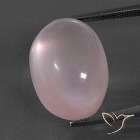 19.49ct Natural Light Pink Rose Quartz, Oval, Transparent
