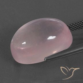 Rose Quartz Gemstone in 18 x 13 mm (calibrated) Size for Sale, Rose Quartz Stone in Coral Pink Color