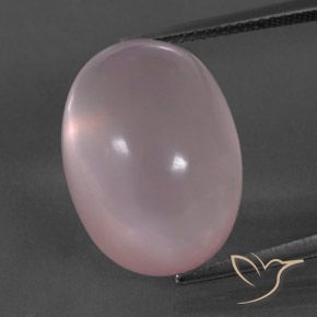 19.98 ct Oval Rose Quartz, 18.1 x 13.2 mm From South Africa, Photo A
