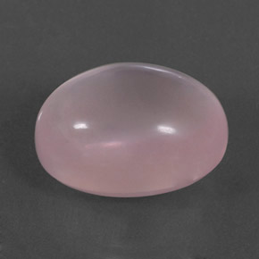 18.12 ct Pink Rose Quartz Stone, Natural Rose Quartz in Oval Cabochon Shape for Sale