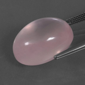 Rose Quartz Gemstone in 18 x 13 mm (calibrated) Size for Sale, Rose Quartz Stone in Rose Pink Color