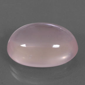 19.05 ct Pink Rose Quartz Stone, Natural Rose Quartz in Oval Cabochon Shape for Sale