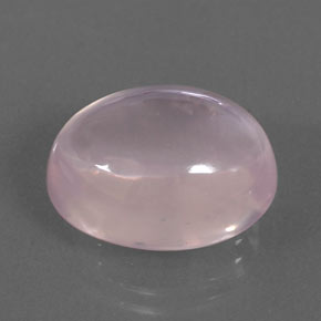 16.43 ct Pink Rose Quartz Stone, Natural Rose Quartz in Oval Cabochon Shape for Sale