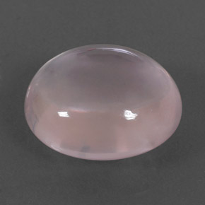 13.73 ct Pink Rose Quartz Stone, Natural Rose Quartz in Oval Cabochon Shape for Sale