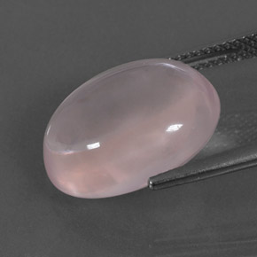 Rose Quartz Gemstone in 15.6 x 12.7 mm Size for Sale, Rose Quartz Stone in Pink Color