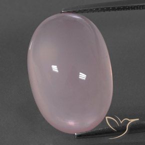 15.52ct Natural Light Rose Pink Rose Quartz, Oval, Transparent