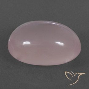 15.52 ct Pink Rose Quartz Stone, Natural Rose Quartz in Oval Cabochon Shape for Sale