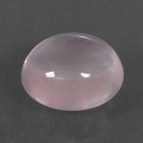 12.54 ct Pink Rose Quartz Stone, Natural Rose Quartz in Oval Cabochon Shape for Sale