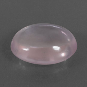 9.87 ct Pink Rose Quartz Stone, Natural Rose Quartz in Oval Cabochon Shape for Sale
