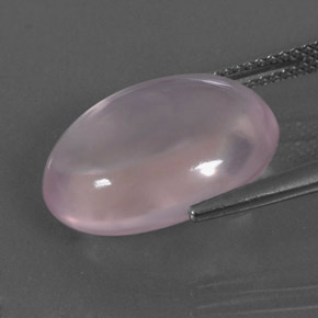 Rose Quartz Gemstone in 16.7 x 12.7 mm Size for Sale, Rose Quartz Stone in Pink Color