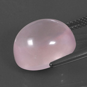 Rose Quartz Gemstone in 14 x 12 mm (calibrated) Size for Sale, Rose Quartz Stone in Pink Color