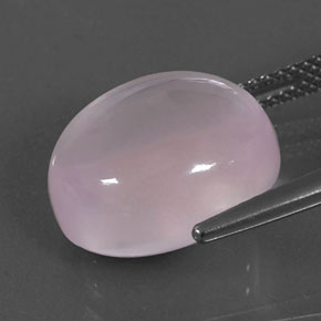 Rose Quartz Gemstone in 14 x 12 mm (calibrated) Size for Sale, Rose Quartz Stone in Pink Color