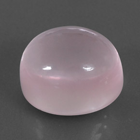 13.17 ct Pink Rose Quartz Stone, Natural Rose Quartz in Oval Cabochon Shape for Sale