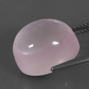 Rose Quartz Gemstone in 14 x 12 mm (calibrated) Size for Sale, Rose Quartz Stone in Pink Color