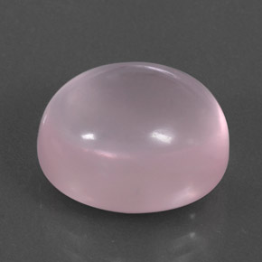 11.30 ct Pink Rose Quartz Stone, Natural Rose Quartz in Oval Cabochon Shape for Sale