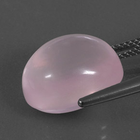 Rose Quartz Gemstone in 14 x 12 mm (calibrated) Size for Sale, Rose Quartz Stone in Pink Color
