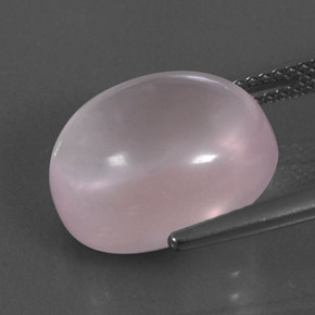 Rose Quartz Gemstone in 14 x 12 mm (calibrated) Size for Sale, Rose Quartz Stone in Pink Color