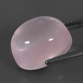 Rose Quartz Gemstone in 14 x 12 mm (calibrated) Size for Sale, Rose Quartz Stone in Pink Color