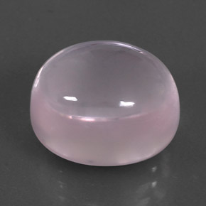 12.62 ct Pink Rose Quartz Stone, Natural Rose Quartz in Oval Cabochon Shape for Sale