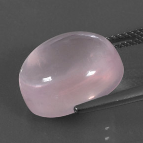 Rose Quartz Gemstone in 14 x 12 mm (calibrated) Size for Sale, Rose Quartz Stone in Pink Color