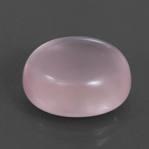 9.67 ct Pink Rose Quartz Stone, Natural Rose Quartz in Oval Cabochon Shape for Sale