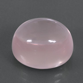 12.25 ct Pink Rose Quartz Stone, Natural Rose Quartz in Oval Cabochon Shape for Sale