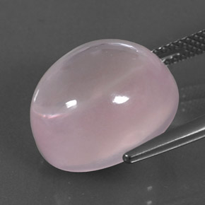 Rose Quartz Gemstone in 14 x 12 mm (calibrated) Size for Sale, Rose Quartz Stone in Pink Color