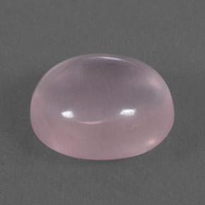 9.36 ct Pink Rose Quartz Stone, Natural Rose Quartz in Oval Cabochon Shape for Sale