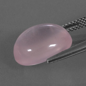 Rose Quartz Gemstone in 14 x 12 mm (calibrated) Size for Sale, Rose Quartz Stone in Pink Color