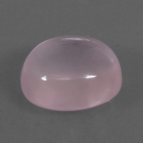 9.54 ct Pink Rose Quartz Stone, Natural Rose Quartz in Oval Cabochon Shape for Sale