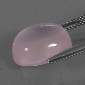 Rose Quartz Gemstone in 14 x 12 mm (calibrated) Size for Sale, Rose Quartz Stone in Pink Color