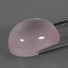 Rose Quartz Gemstone in 14 x 12 mm (calibrated) Size for Sale, Rose Quartz Stone in Pink Color