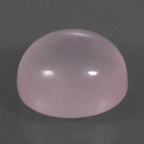11.30 ct Pink Rose Quartz Stone, Natural Rose Quartz in Oval Cabochon Shape for Sale