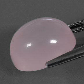 Rose Quartz Gemstone in 14 x 12 mm (calibrated) Size for Sale, Rose Quartz Stone in Pink Color