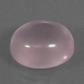 9.42 ct Pink Rose Quartz Stone, Natural Rose Quartz in Oval Cabochon Shape for Sale