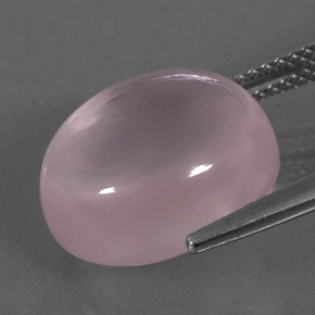 Rose Quartz Gemstone in 14 x 12 mm (calibrated) Size for Sale, Rose Quartz Stone in Pink Color