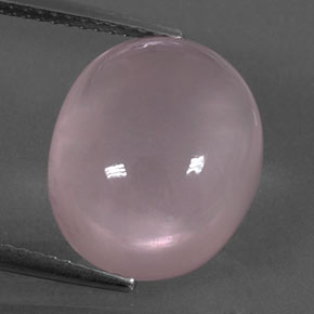 10.33 ct Pink Rose Quartz Gemstone, Rose Quartz Gem in Oval Cabochon Shape for Sale.