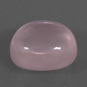 10.33 ct Pink Rose Quartz Stone, Natural Rose Quartz in Oval Cabochon Shape for Sale